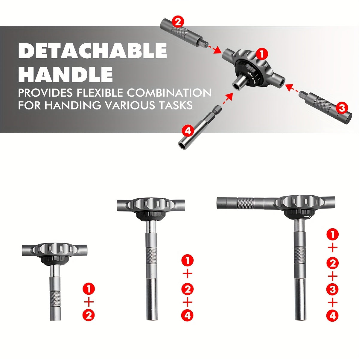 64in 1 Magnetic Gearless Ratchet Screwdriver Bit Set - Flat Handle for Narrow Space, 1/4 Inch Bit Set*27, Crv Nut Drivers*16, 4mm Bit Set*8 - Suitable for Repairing Mobile Phones, Computers, Cameras, Home Appliances, Furniture, Bicycles, Etc