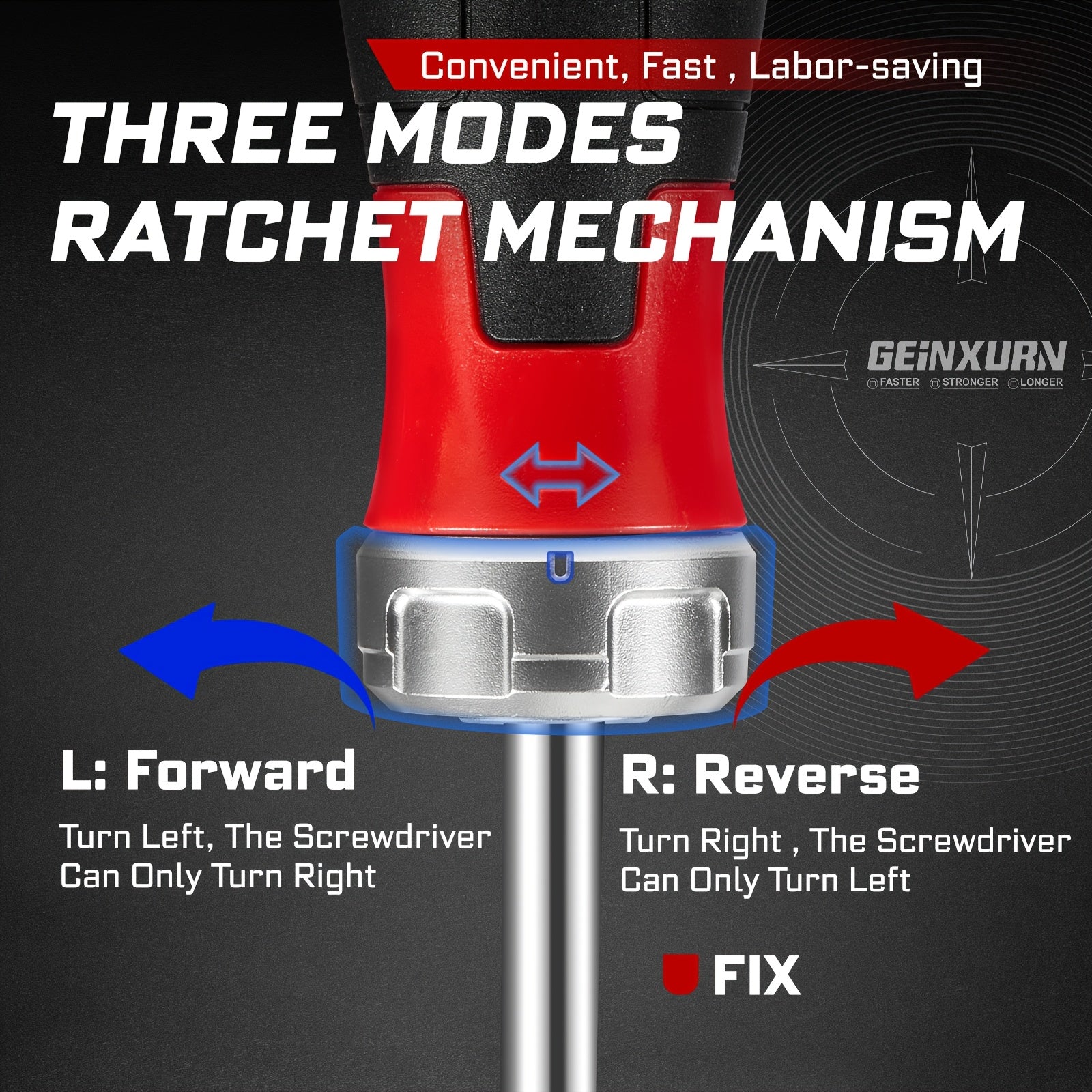 19pcs Ratchet Screwdriver Bit Set, 1pc Ratchet Screwdriver (All-In-One) 1pc Mini Wrench, 12pcs ULTRA TORQUE Bits (PH1*1, PH2*2, PH3*1, SQ1*1, SQ2*1, SQ3*1, T20*2, T25*2, SL#8*1, ) 5pcs 65Mm Nut Drive