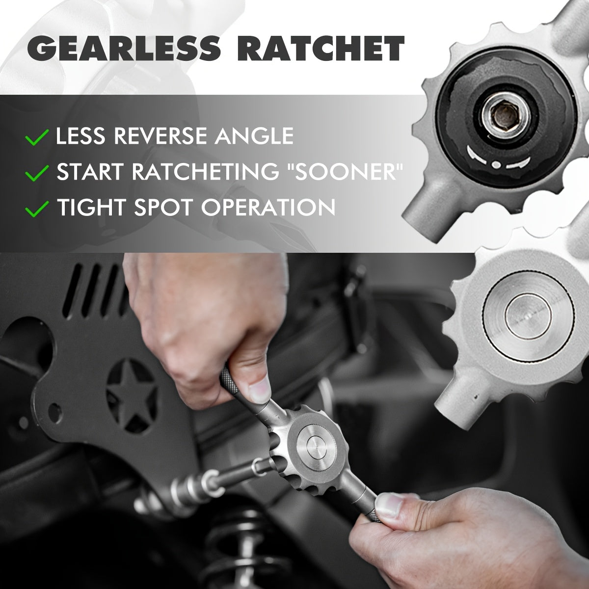 64in 1 Magnetic Gearless Ratchet Screwdriver Bit Set - Flat Handle for Narrow Space, 1/4 Inch Bit Set*27, Crv Nut Drivers*16, 4mm Bit Set*8 - Suitable for Repairing Mobile Phones, Computers, Cameras, Home Appliances, Furniture, Bicycles, Etc