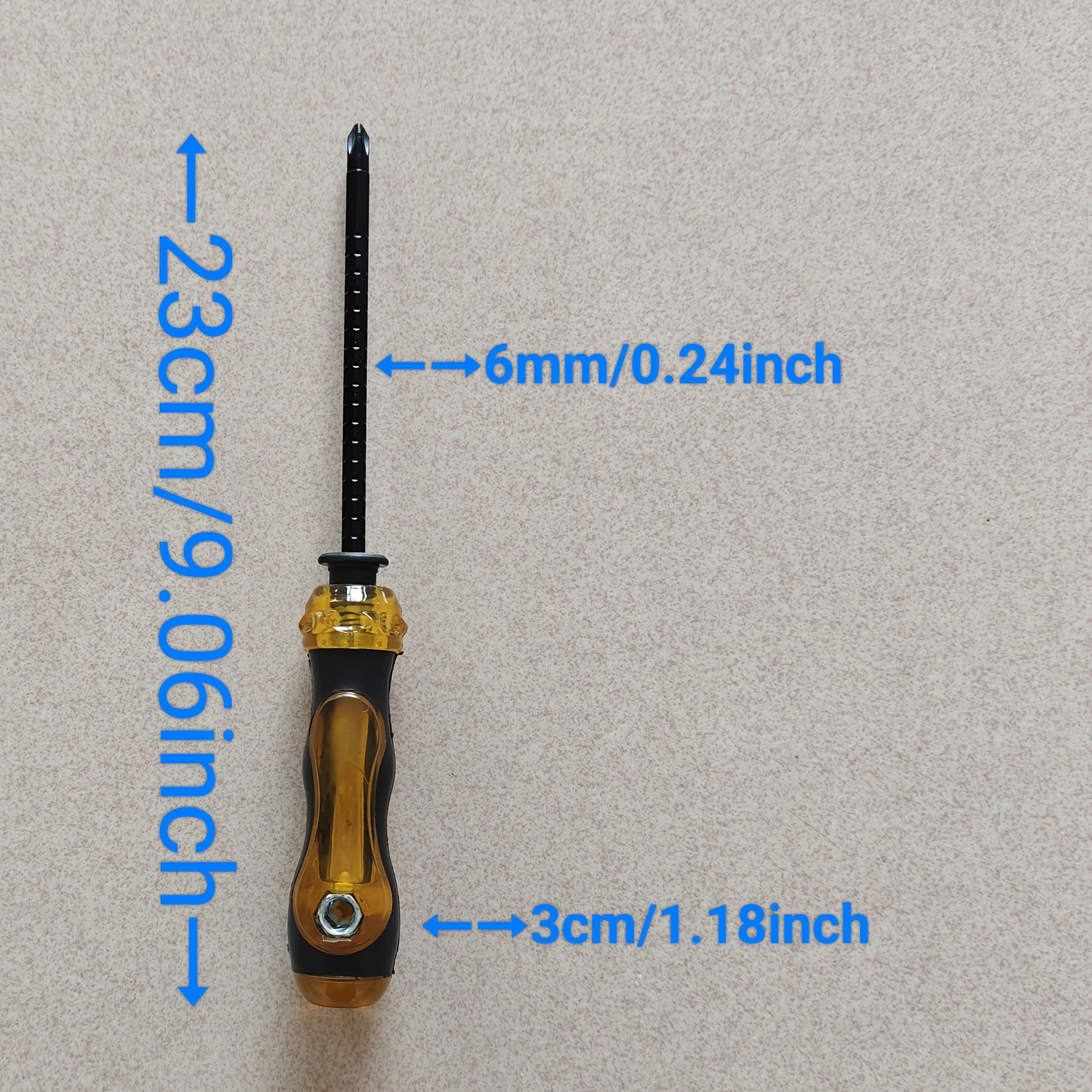 2-in-1 Magnetic Manual Screwdriver -Phillips & Flathead Tips -Delivers Stronger Torque