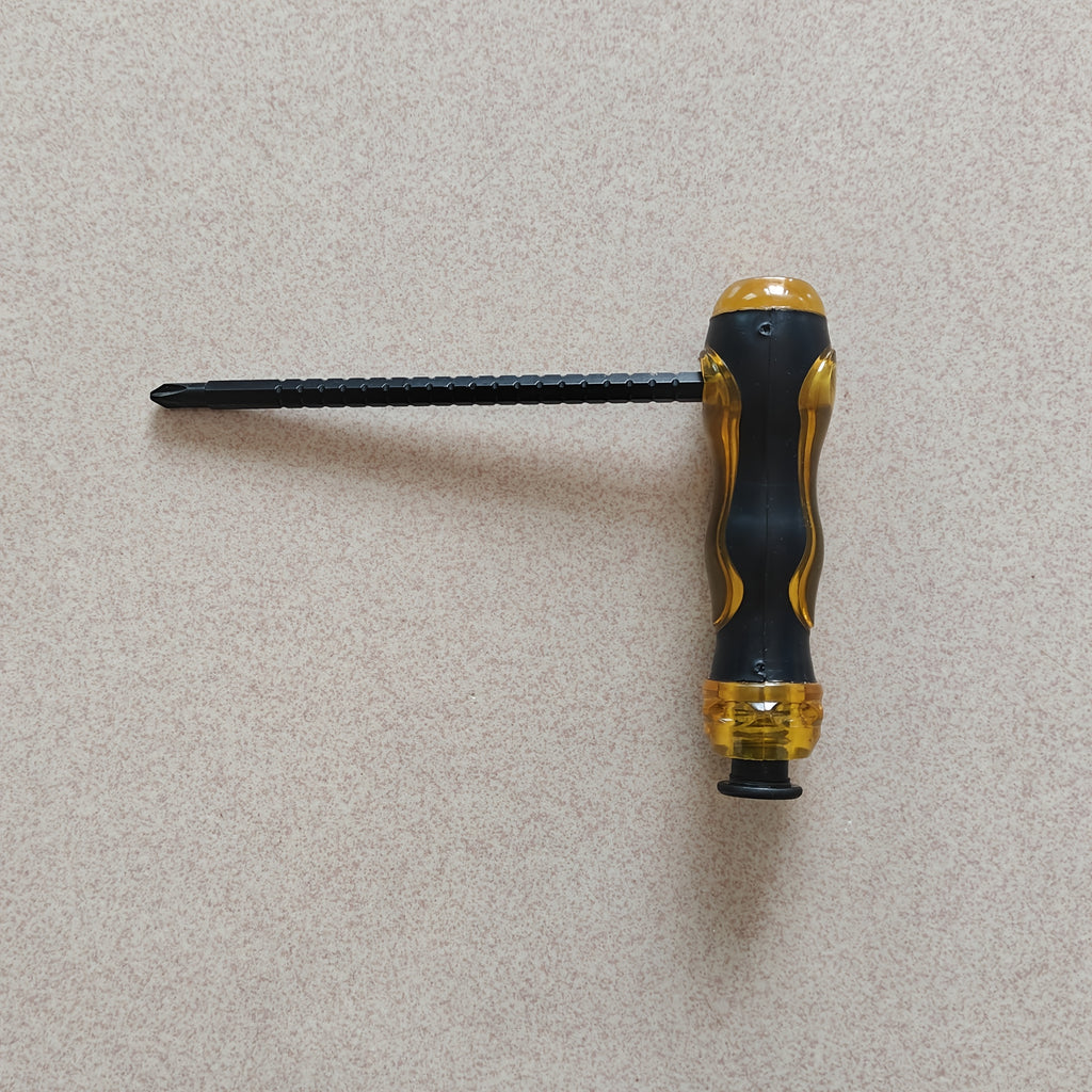 2-in-1 Magnetic Manual Screwdriver -Phillips & Flathead Tips -Delivers Stronger Torque