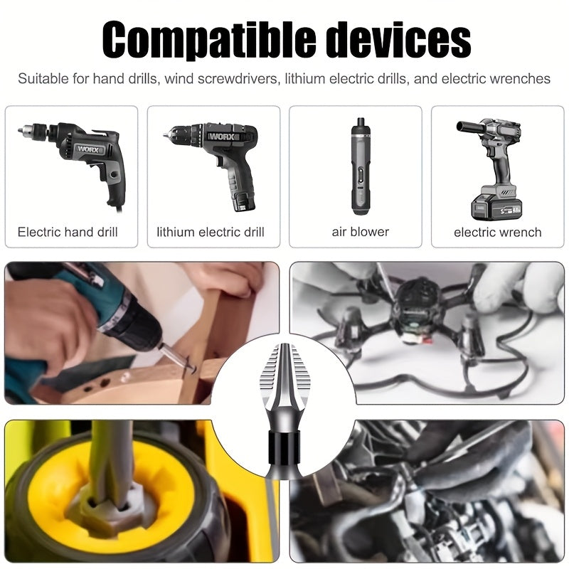 9pcs Magnetic Cross Screwdriver Bit Set, Industrial Grade Impact Resistant, K5 Alloy Steel Hex Shank Drill Bits for Electric Screwdrivers, Power Drill, Hand Drill - No Battery Required, Screwdrivers for Electric Drills