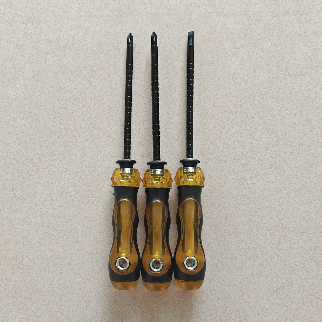 2-in-1 Magnetic Manual Screwdriver -Phillips & Flathead Tips -Delivers Stronger Torque