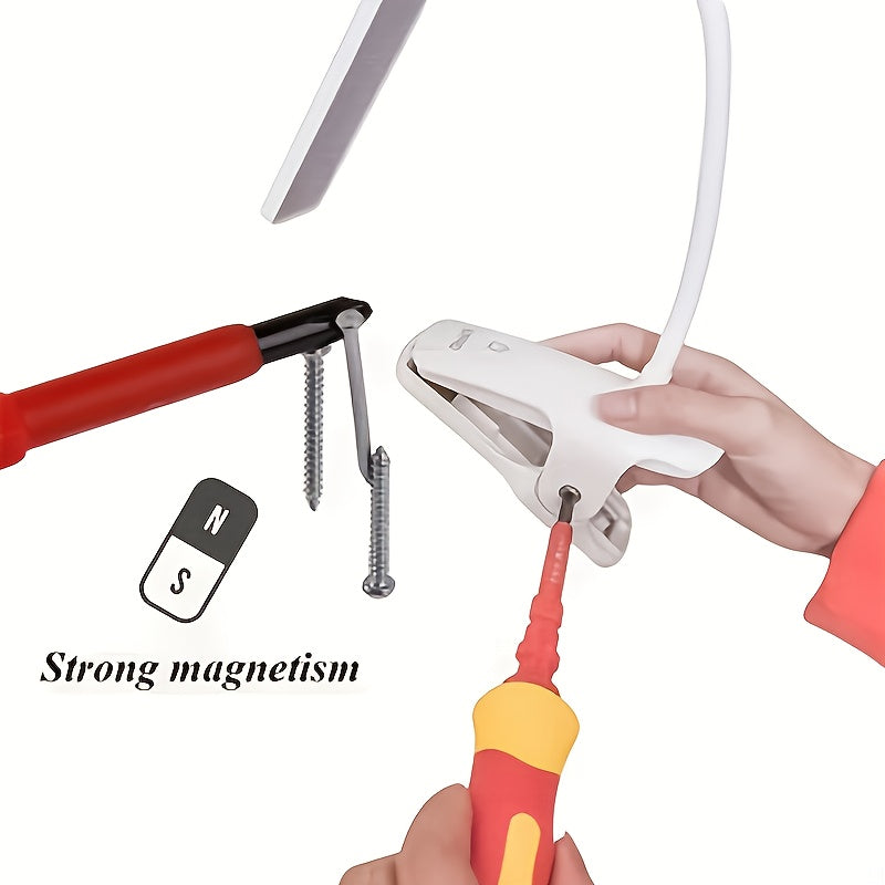 7-in-1 Multifunctional Electrician Screwdriver Set, Dual-Size Tool Kit, Metal, No Power Required, Electric Screwdriver Set