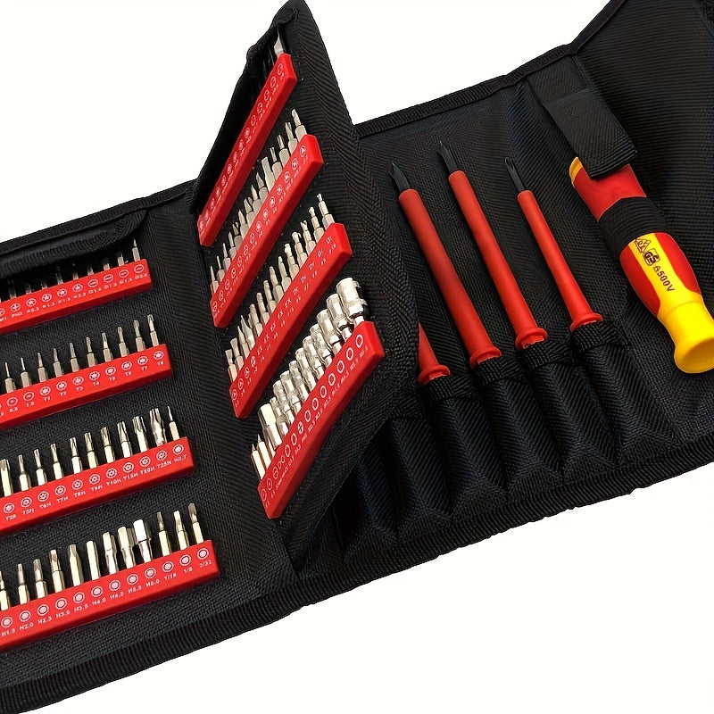 [124-In-1 Screwdriver] 124-In-1 Anti-Static Screwdriver Set | for Home Use, Disassembling Computers and Phones, Electrical Work