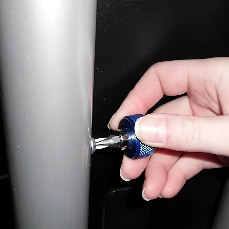 3pcs Mini Finger Screwdriver Set with Reversible Ratchet Wrench & Short Handle - 1/4" Drive, Compact & Lightweight for Tight Spaces, Multi-Surface Use (Plastic/Glass/Metal) - Ideal for DIY, Electronics, Automotive Repair - Durable Aluminum Construction,