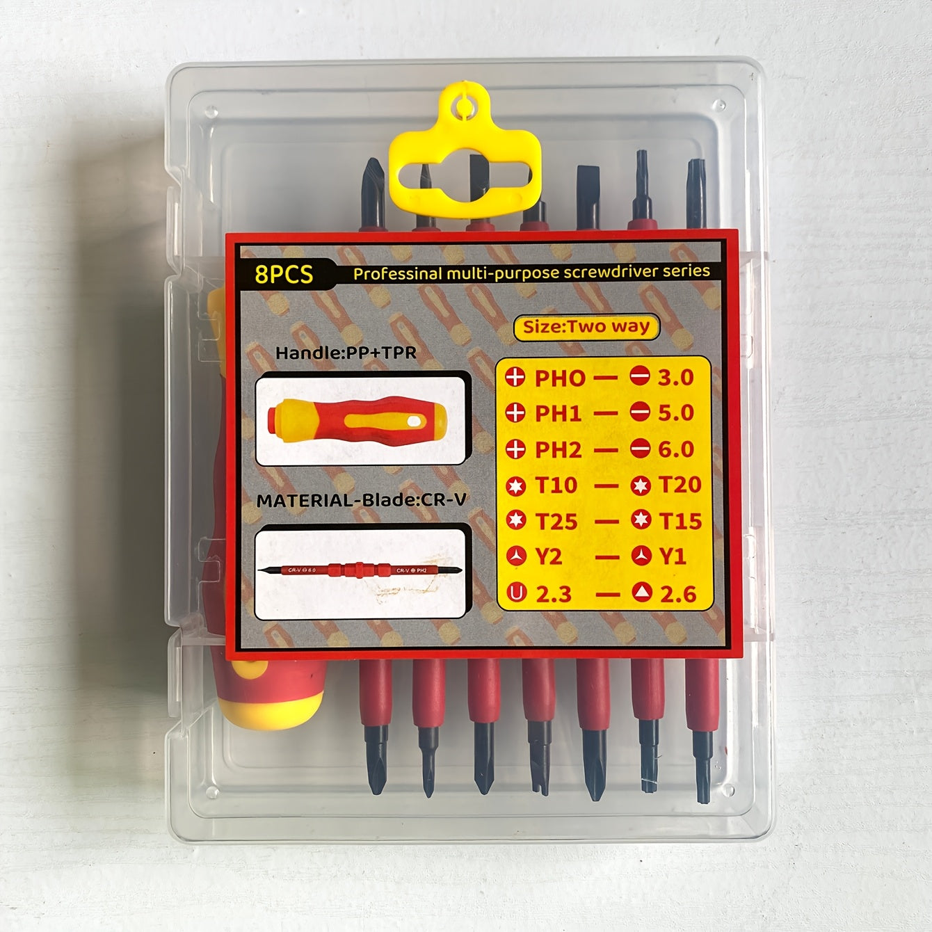 7-in-1 Multifunctional Electrician Screwdriver Set, Dual-Use Multi-Size Tool Kit, Metal, No Power Needed, Electric Screwdriver Set